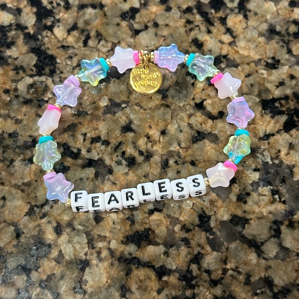 Little words project bracelet fearless Small